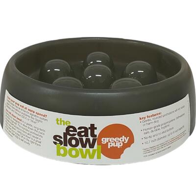 Greedy Puppy Eat Slow Bowl