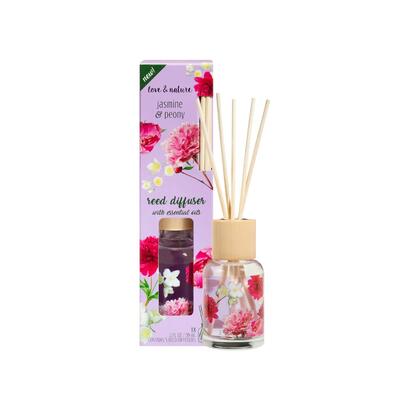 Love & Nature Jasmine & Peony 2oz Reed Diffuser