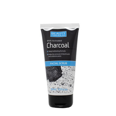 Beauty Formulas Charcoal Facial Scrub 150 ml