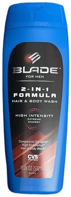 Blade For Men 2-In-1 Hair & Body Wash 18oz