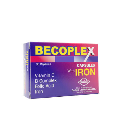 Becoplex With Iron Capsules 30 count