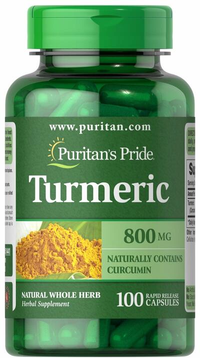 Puritan's Pride Turmeric 800mg 100 Caps