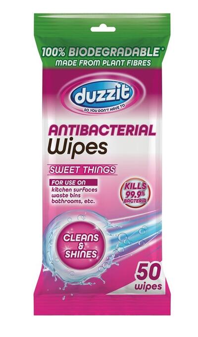 Duzzit Antibacterial Wipes 50ct