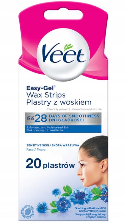 Veet Wax Strip Face Sen 20