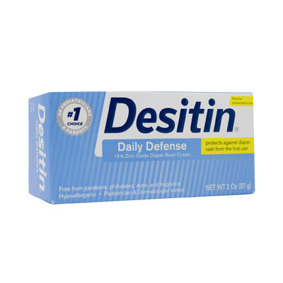 Desitin Rapid Relief Creamy Zinc Oxide Diaper Rash Cream 2 oz