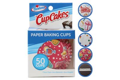 Hostess CupCakes Paper Baking Cups 50 count