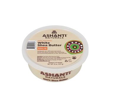 Ashanti Naturals 100% African Shea Butter Solid White 8 oz