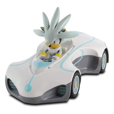 Sonic Pull Back Silver Racer