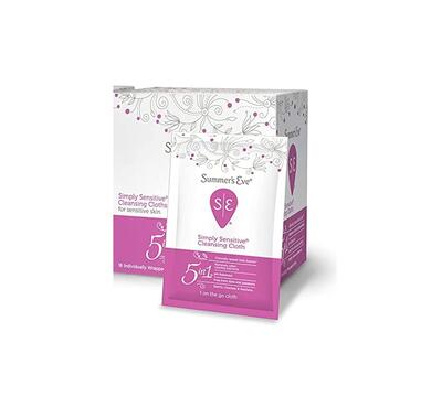 Summer's Eve Simply Sensitive Cleansing Cloth 16 count