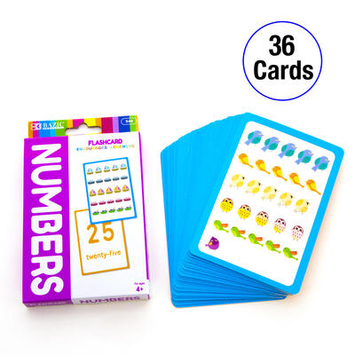 Bazic Numbers Flash Cards 36pk