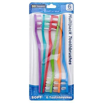 DG Health Multipack Toothbrushes Soft