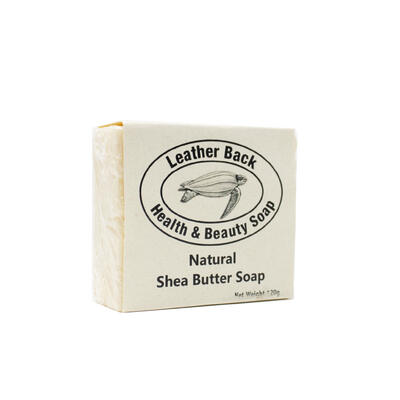 Leather Back Health & Beauty Soap Natural Shea Butter 120g