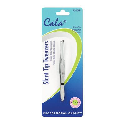 Cala Slant Tip Tweezers 1 count