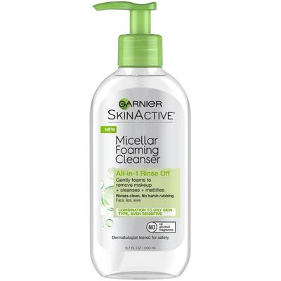 Garnier SkinActive Micellar Foaming Face Wash for Oily Skin 6.7 fl oz