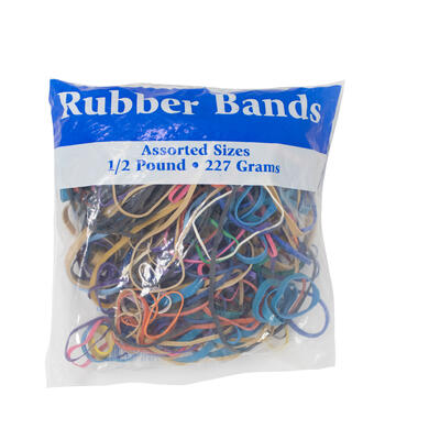 Rubber Bands Assorted Sizes 227g