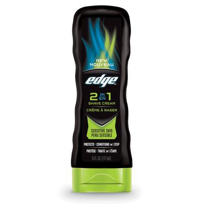 Edge 2in1 Shave Cream Sensitive 6oz