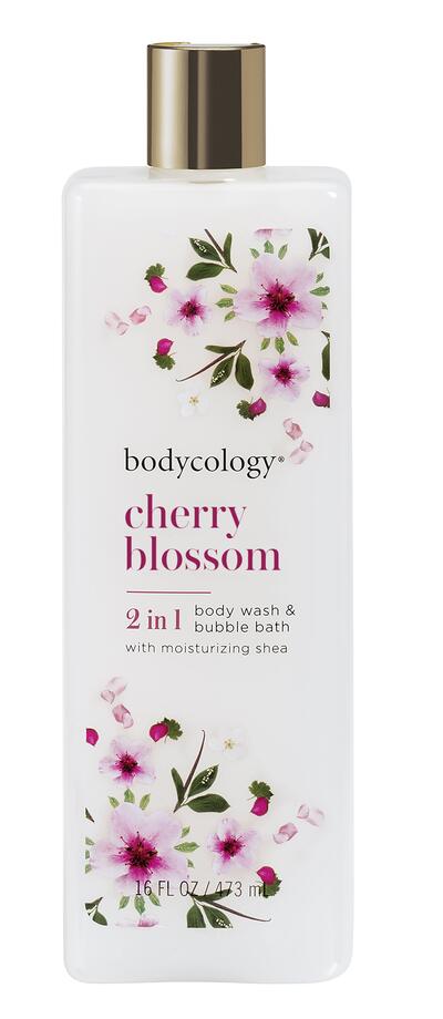 Bodycology Body Wash & Bubble Bath Cherry Blossom 16oz