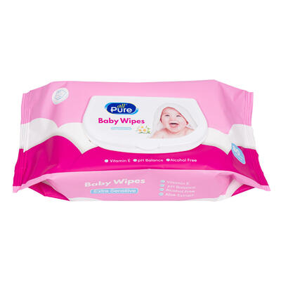 All Pure Chamomile Baby Wipes 80ct