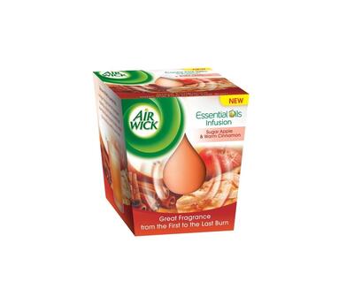 Airwick Scented Candle Sugar Apple & Warm Cinnamon 105g