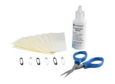 Singer No Sew Adhesive Repair Kit 21 pieces