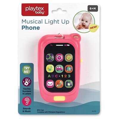 Playtex Baby Musical Light Up Phone 6+ Months 1 count