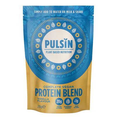 Pulsin Complete Vegan Protein Blend Vanilla 250g