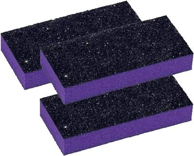 Nail Buffer Block 80/80 Black & Purple 1 count