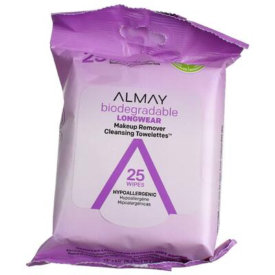 Almay Biodegradeable Makeup Remover Cleansing Towelettes 25's