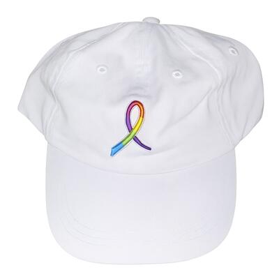 Breast Cancer Awareness Multi-Color Ribbon Cap
