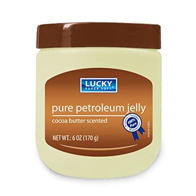 Lucky Super Soft Petroleum Jelly Cocoa Butter 6 oz