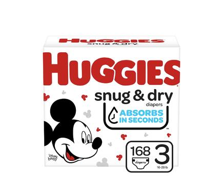 Huggies Baby Diaper Size 3 168ct