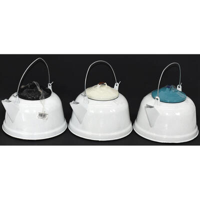 Enamel Steel Coffee Pot 2.7qt