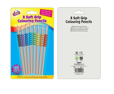 Artbox Soft Grip Colouring Pencils 8pk