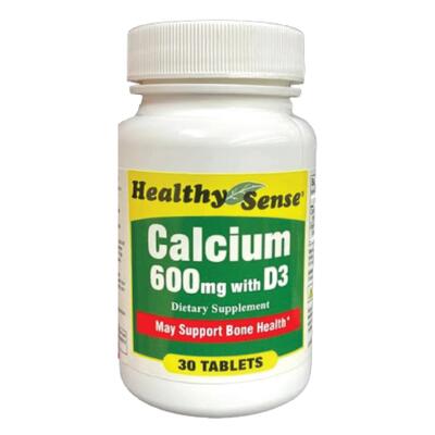 Healthy Sense Calcium 600mg 30 count